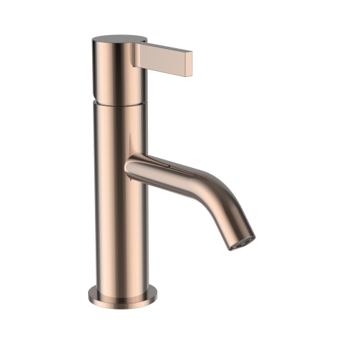 Laufen KARTELL BY LAUFEN egykaros mosdó csaptelep leeresztő nélkül, rózsa arany H3113310821001