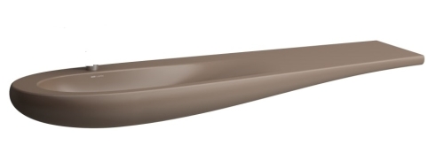 Laufen ILBAGNOALESSI ONE 160x50 mosdó csaplyuk nélkül matt kávé H8149711881091