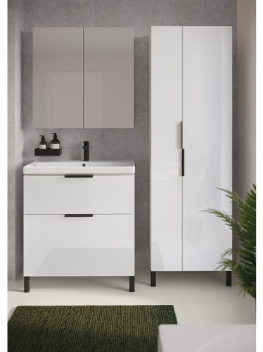 Cersanit City két ajtós oldalsó szekrény 180x60 cm, fehér S584-019-DSM