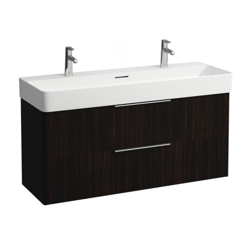 Laufen Val 120x42 cm mosdó két csaplyukkal, fehér H8102890001071