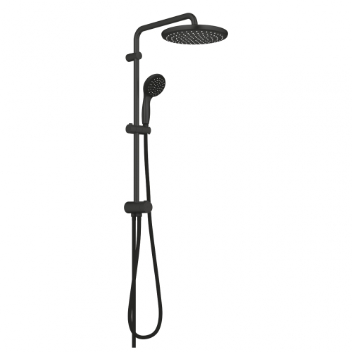 Grohe Vitalio Start System 250 Flex zuhanyrendszer diverterrel falra szereléshez, matt fekete 266802430