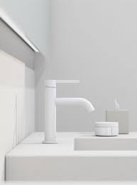 Kludi Nova Fonte Pura 100 mosdó csaptelep push-open leeresztővel Eco, matt fehér 202895315