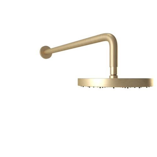Bugnatese KOBUK Kerek zuhanyfej 20 cm átmérővel, 40 cm-es zuhanykarral matt bronz szín 93848BO