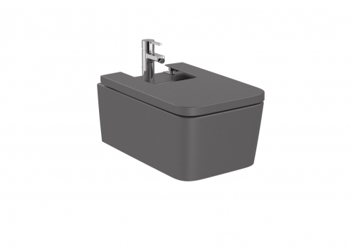Roca Inspira Square fali bidé, onyx A357535640