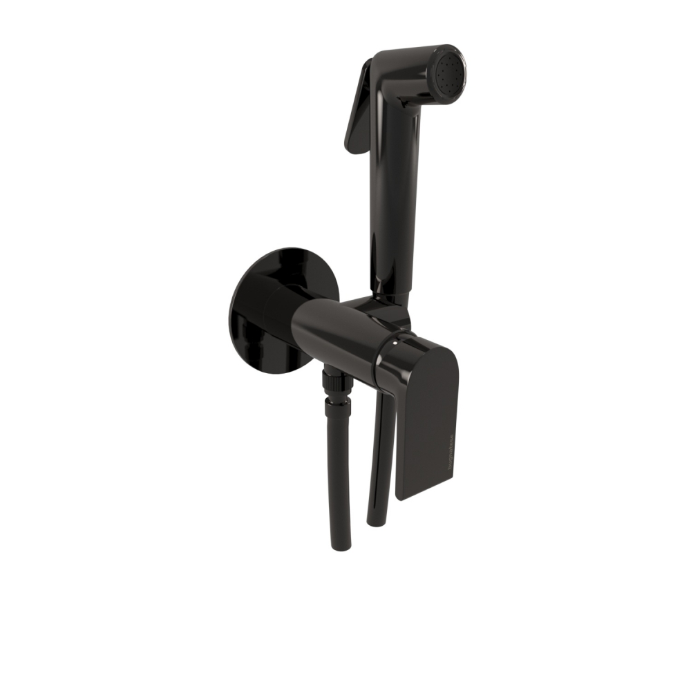 Bugnatese Simple fal alatti bidécsaptelep, (pvd) fekete szín 6693PT