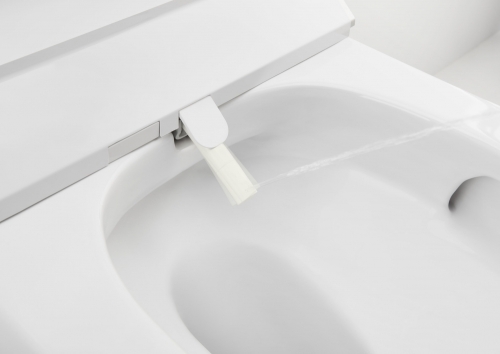 Roca In-Tank Inspira In-Wash Vortex falra tolható álló wc csésze ülőkével, fehér A803095001
