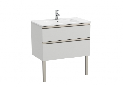 Roca The Gap 80 cm fürdőszoba bútor mosdóval, artico szürke A851478447
