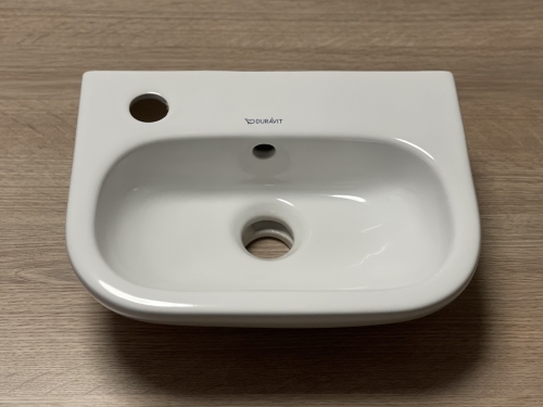 Duravit D-Code 36x27 cm balos kézmosó, fehér 07053600092