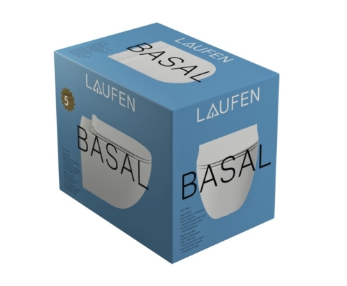 Laufen Basal rimless fali WC ülőkével szett H866E10000001