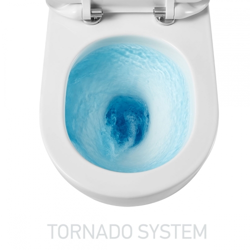 Wellis Aurora tornado ultracsendes fali rimless WC, fehér WF00177