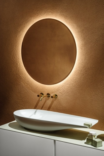Laufen ILBAGNOALESSI 100x38 cm mosdótál fehér LCC felülettel H8189744001121