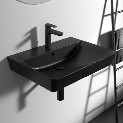Ideal Standard Cerafine O mosdó csaptelep leeresztővel 120 mm, silk black BC699XG