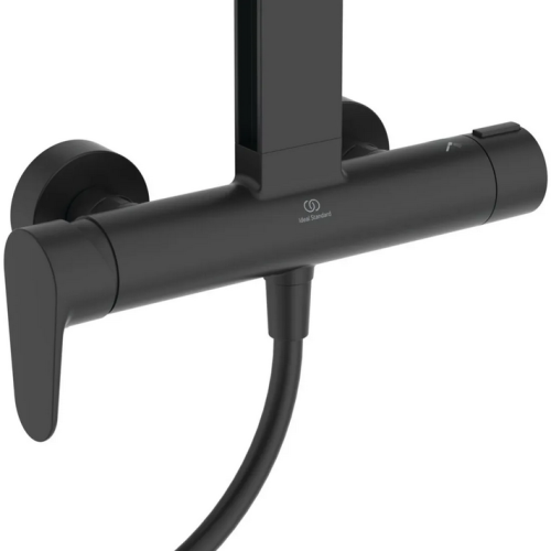 Ideal Standard Ceraflow Alu+ zuhanyrendszer, silk black BD584XG