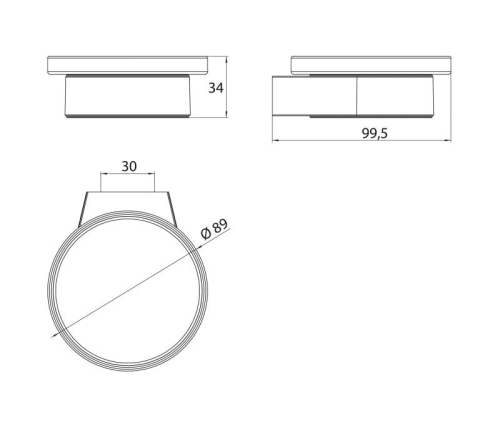 AREZZO design NORO szappantartó, króm AR-3000100