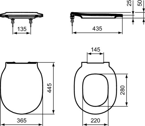 Ideal Standard Connect Air wc ülőke E036501