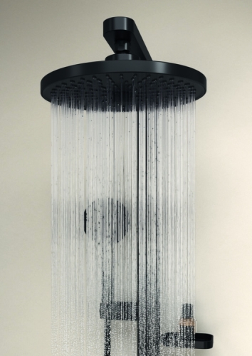 Ideal Standard Ceratherm Alu+ termosztátos zuhanyrendszer, silk black BD583XG