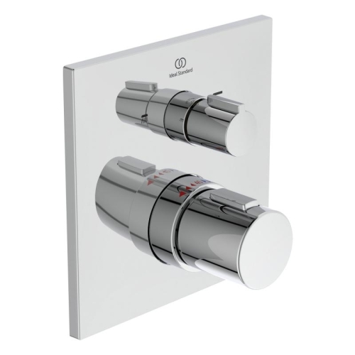 Ideal Standard Ceratherm C100 két funkciós termosztátos falsík alatti csaptelep, króm A7522AA