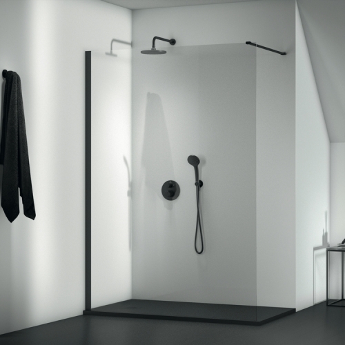 Ideal Standard Ceratherm T100 két funkciós termosztátos falsík alatti csaptelep, silk black A5814XG