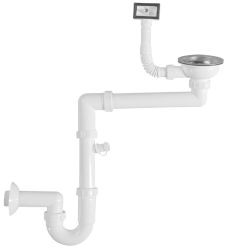 Sapho mosogató szifon, fehér CV1027