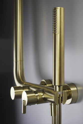 Deante SILIA zuhanyrendszer, szálcsiszolt arany NQS_R4XM