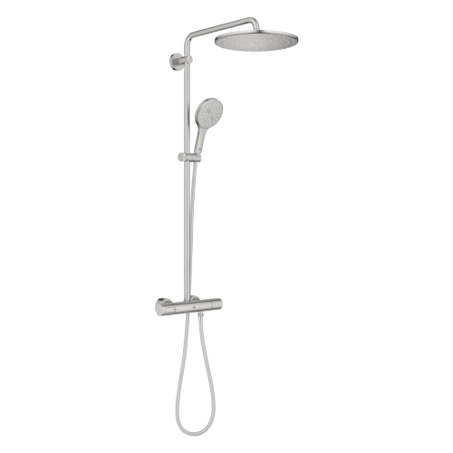 Grohe Rainshower SmartActive 310 termosztátos zuhanyrendszer, SuperSteel 26836DC0