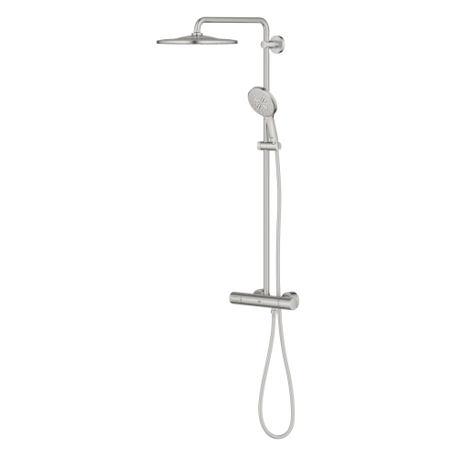 Grohe Rainshower SmartActive 310 termosztátos zuhanyrendszer, SuperSteel 26836DC0