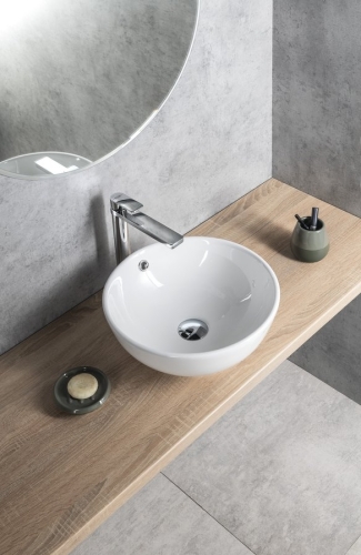 Sapho AQUALINE 38 cm kerámiamosdó, fehér 38171