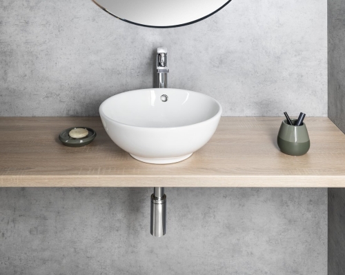 Sapho AQUALINE 38 cm kerámiamosdó, fehér 38171