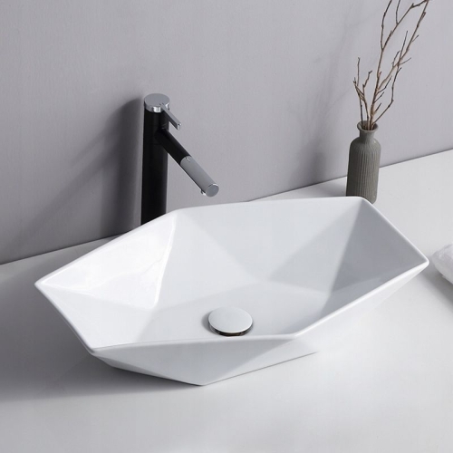 Rea Vegas 57x37 cm pultra ültethető mosdó, fehér REA-U6643