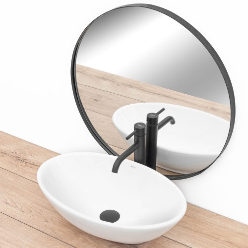 Rea Pamela 53x33 cm pultra ültethető mosdó, fehér REA-U4603