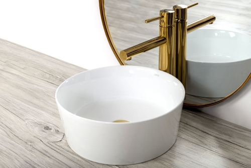 Rea Ida 36 cm pultra ültethető mosdó, fehér REA-U7400