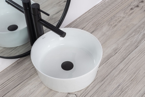 Rea Ida 36 cm pultra ültethető mosdó, fehér REA-U7400