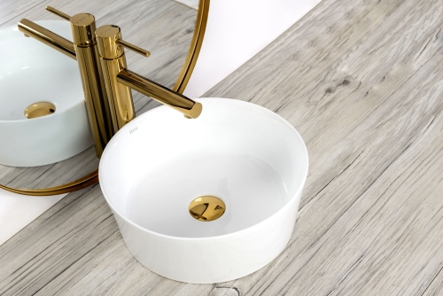 Rea Ida 36 cm pultra ültethető mosdó, fehér REA-U7400