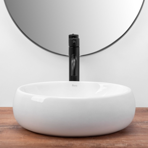 Rea Linda Mini 40x30 cm pultra ültethető mosdó, fehér REA-U8856