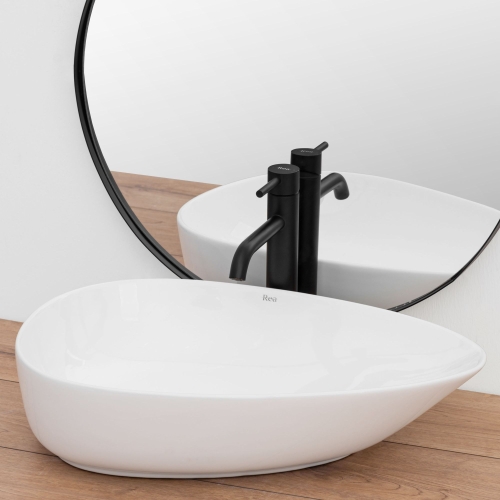 Rea Greta 56x39 cm pultra ültethető mosdó, fehér REA-U8536