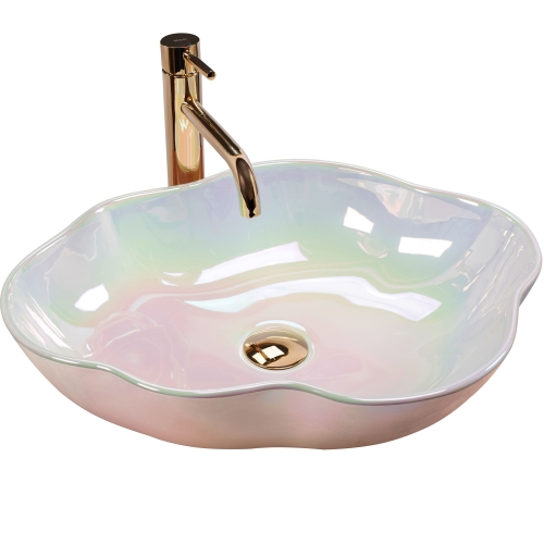Rea Pearl 50,5x38 cm pultra ültethető mosdó, többszínű REA-U3309
