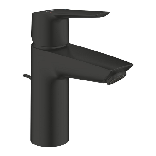 Grohe Start egykaros mosdócsaptelep S-es méret húzórudas leeresztővel, matt fekete 242092432