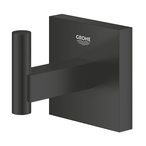 Grohe Start Cube fürdőköntös akasztó, matt fekete 409612430