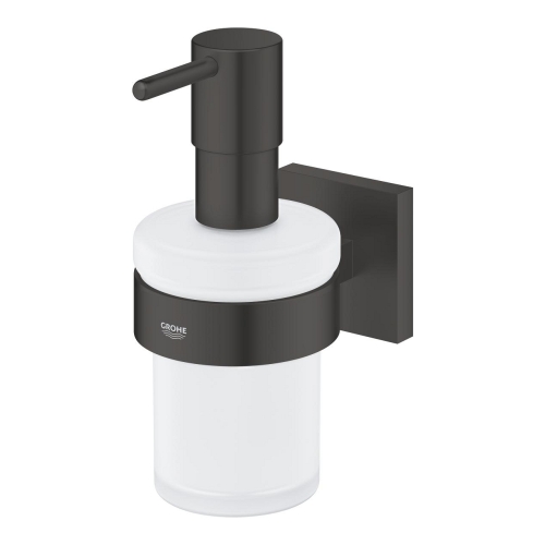 Grohe Start Cube szappanadagoló, tartókonzollal, matt fekete 410982430