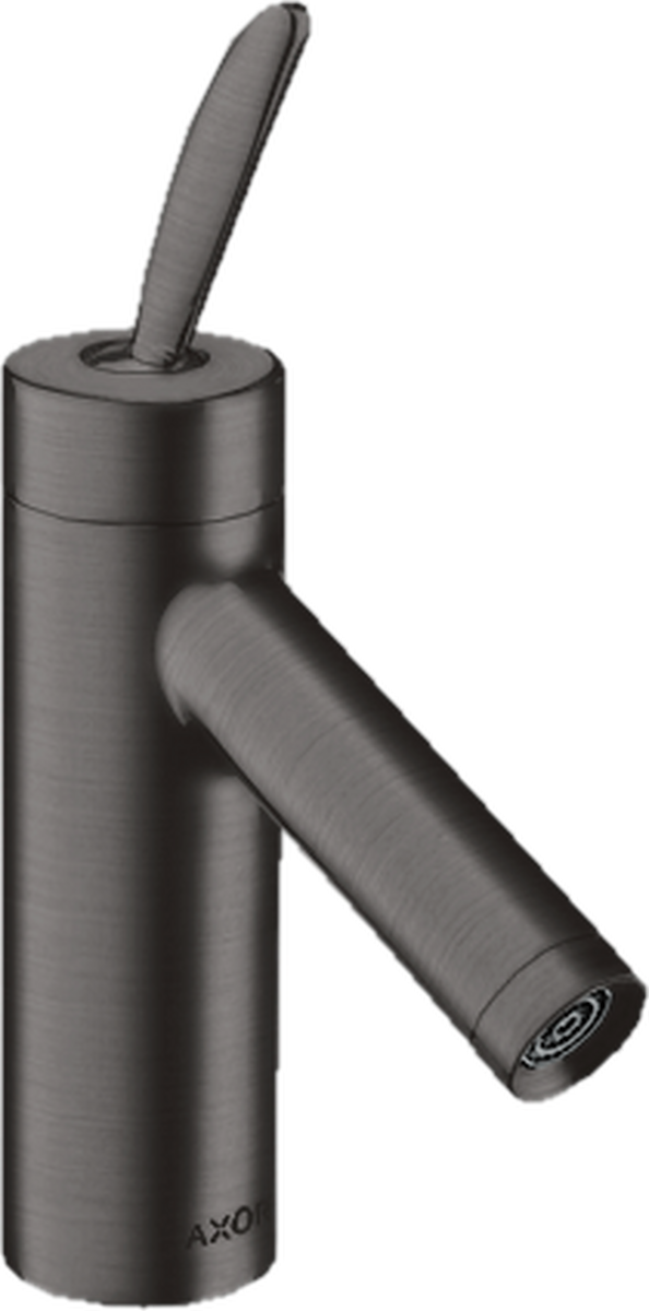 Hansgrohe AXOR Starck Classic egykaros mosdócsaptelep nem zárható leeresztővel, szálcsiszolt fekete króm 10018340