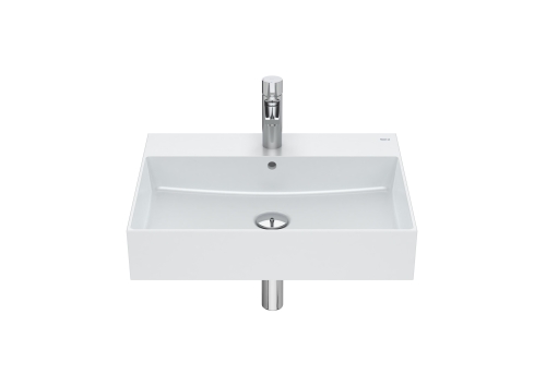 Roca Inspira SQUARE FINECERAMIC 60x49 cm mosdó, pearl A32752C630