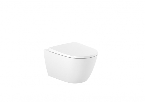 Roca Ona Rimless fali wc, fehér Supraglaze A346687S00