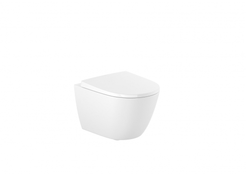 Roca Ona Compact Rimless fali wc, fehér Supraglaze A346688S00
