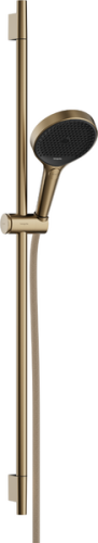 Hansgrohe Rainfinity EcoSmart 130 3jet zuhanyszett S Puro 90cm-es zuhanyrúddal, szálcsiszolt bronz 28744140