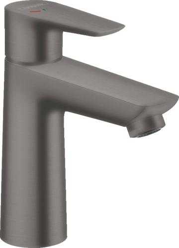 Hansgrohe Talis E 110 CoolStart egykaros mosdócsaptelep lefolyógarnitúra nélkül, szálcsiszolt fekete króm 71714340