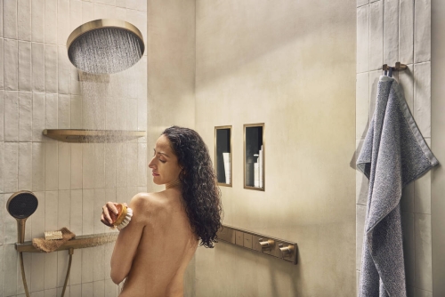 Hansgrohe Designflex 1,6 m textilszálas zuhanycső, szálcsiszolt bronz 28260140