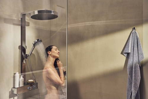 Hansgrohe Rainfinity Showerpipe 360 1jet zuhanyrendszer, króm 26853000