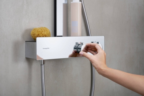 Hansgrohe Rainfinity Showerpipe 360 1jet zuhanyrendszer, króm 26853000