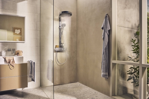 Hansgrohe Rainfinity Showerpipe 360 1jet zuhanyrendszer, króm 26853000