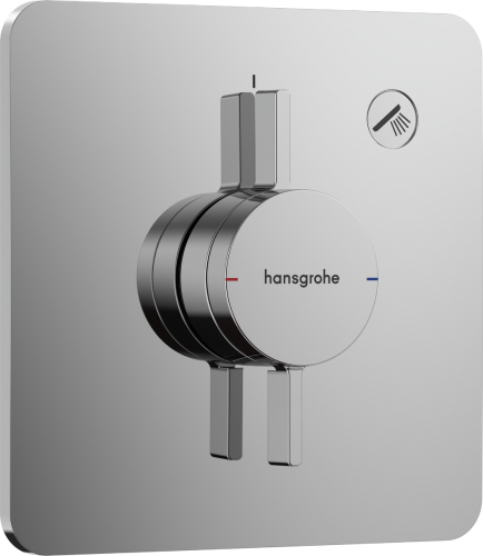 Hansgrohe DuoTurn Q falsík alatti 1 funkciós csaptelep, króm 75614000